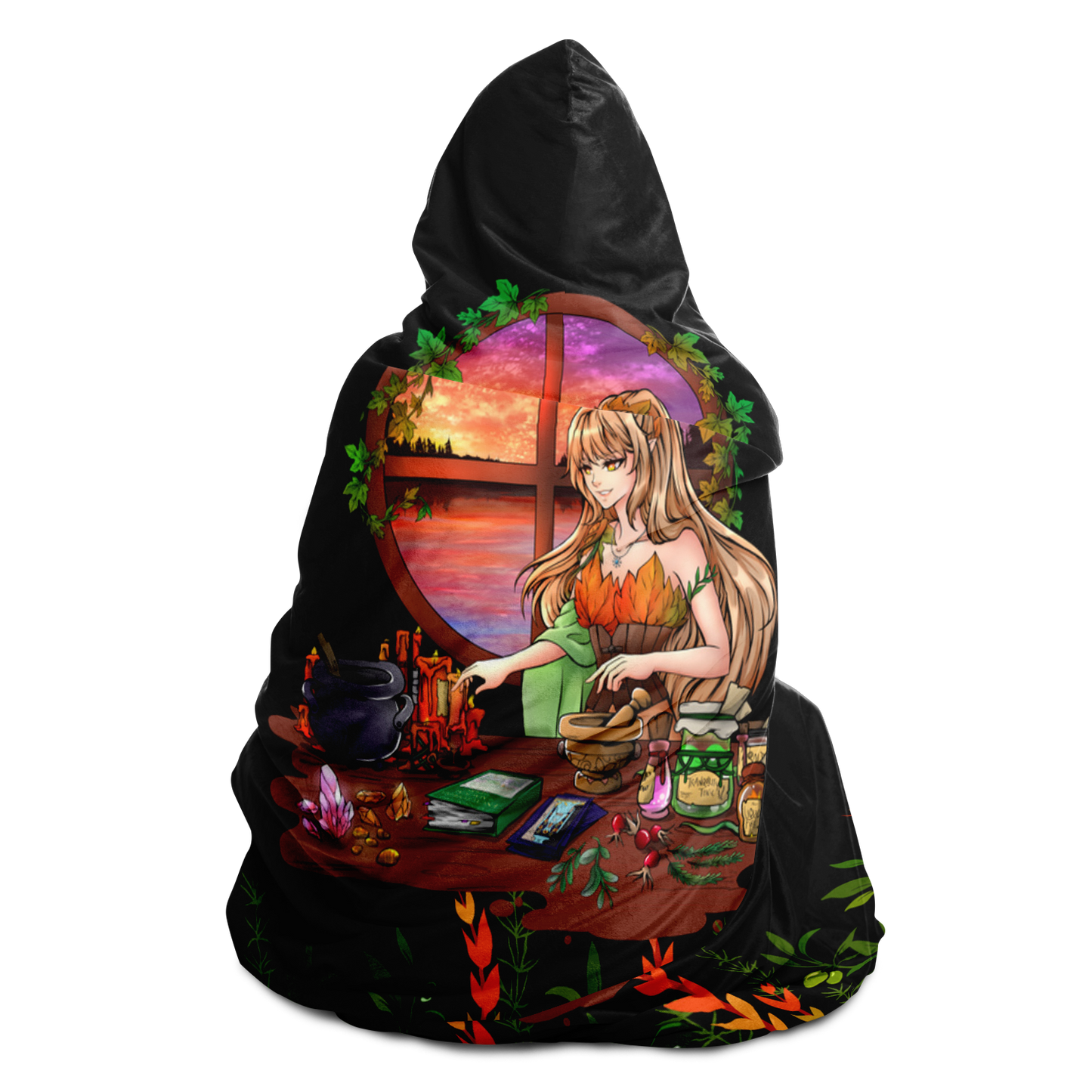 Adult Lady Nostia 'Alchemy' Hooded Blanket