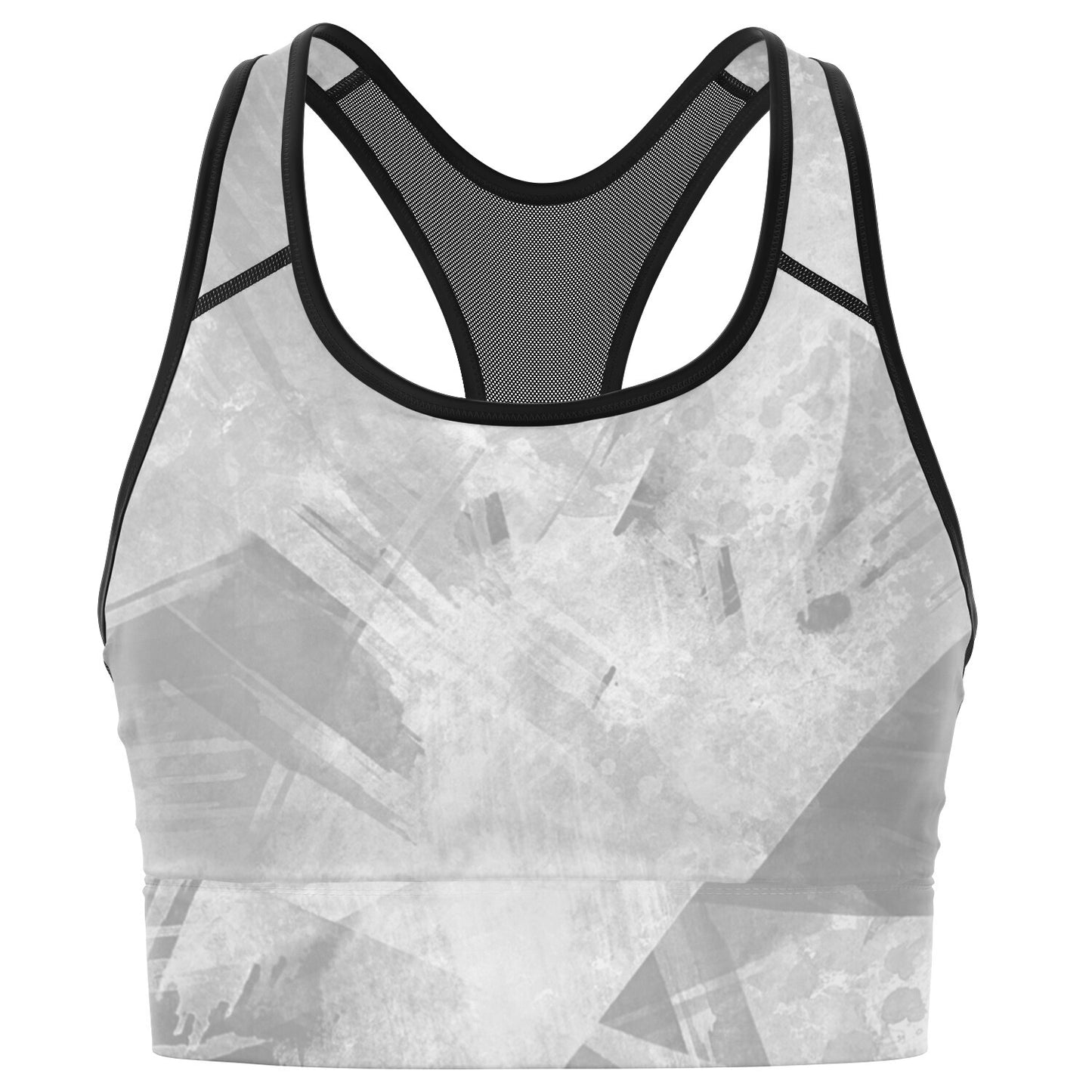 Women's All Over Print Mesh Padded Sports Bra