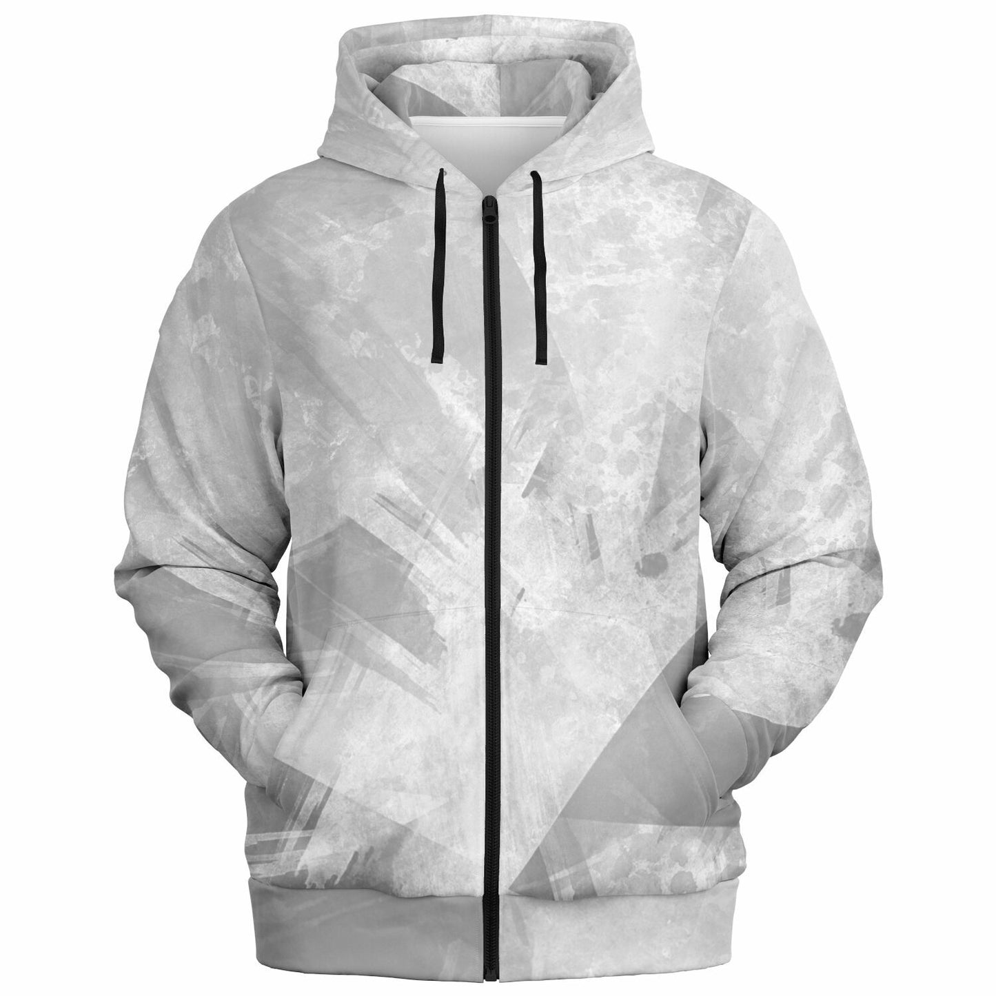 Adult All Over Print Zipped Fashion Hoodie