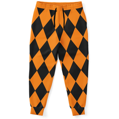 Adult Jack O Lantern Joggers - Orange