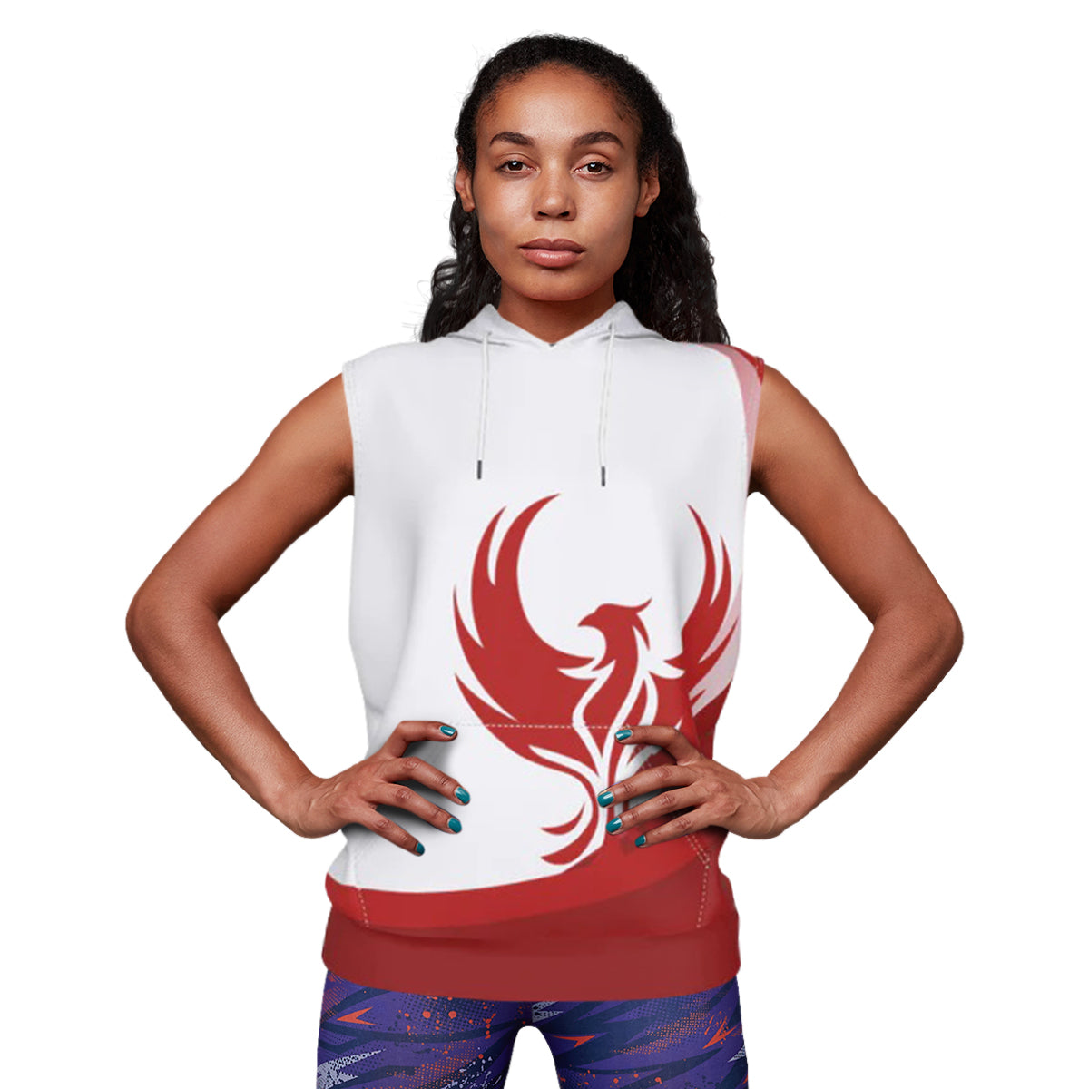 Fynix Studios Women's All Over Print Sleeveless Hoodie