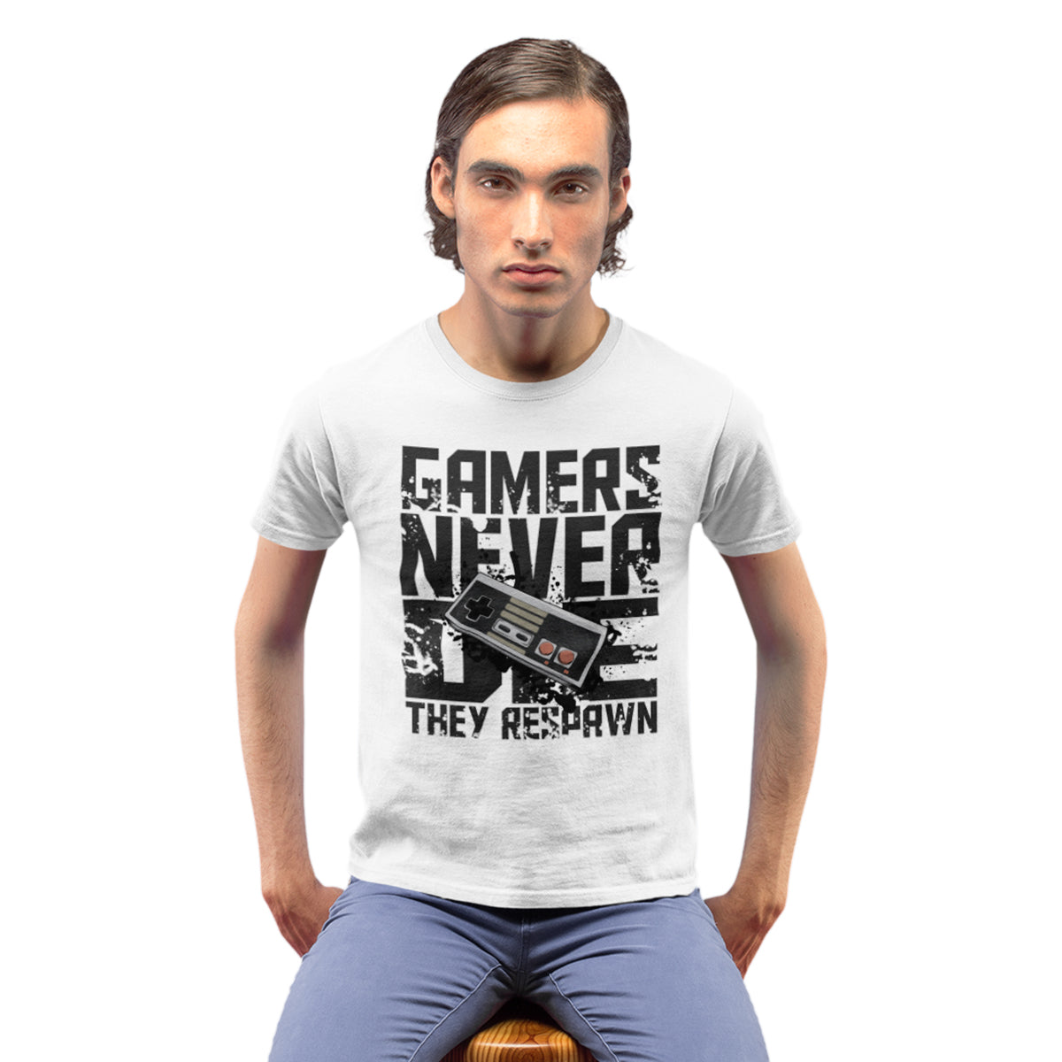 Adult Gamers Never Die T-Shirt - Next Gen