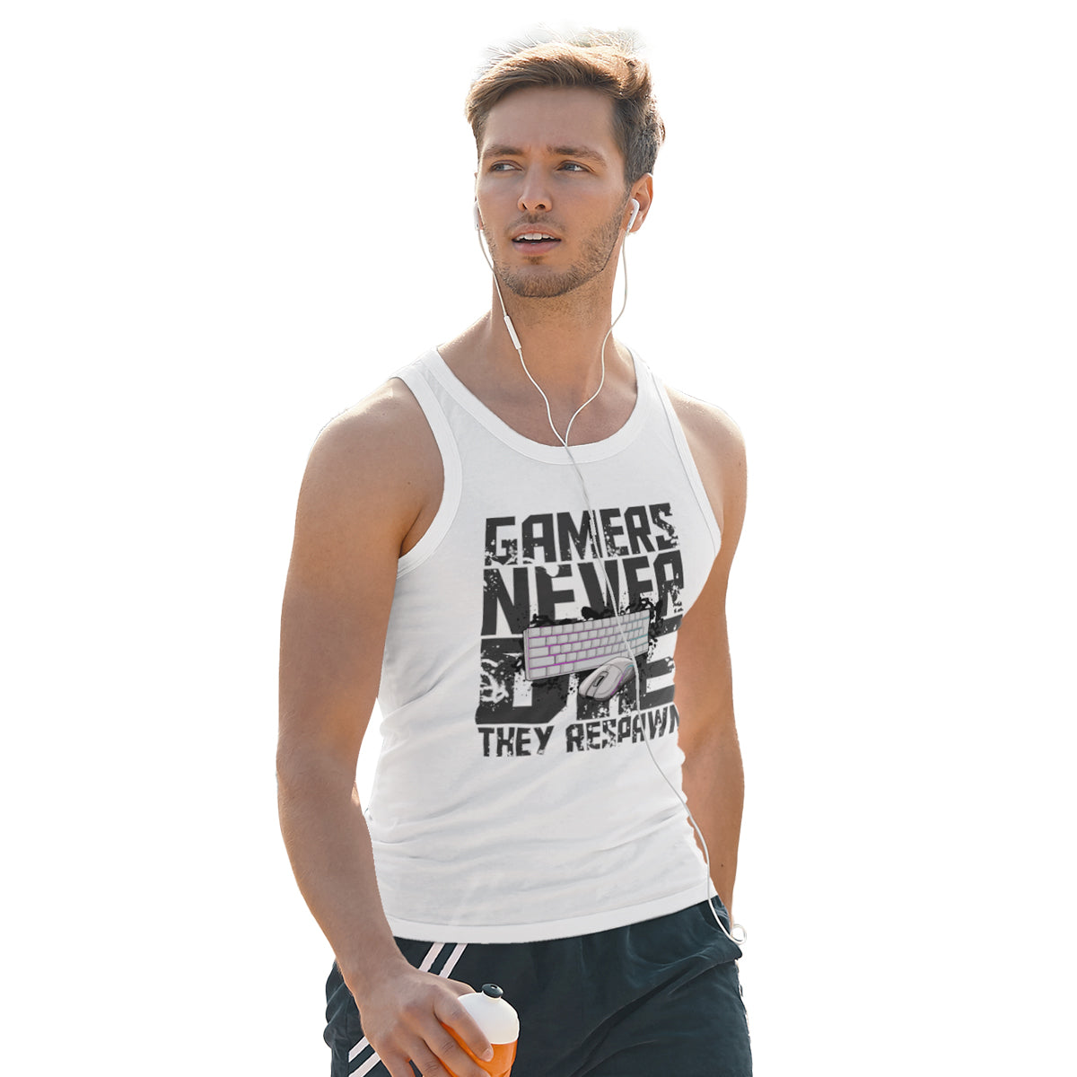 Men's Gamers Never Die Tank Top - Next Gen