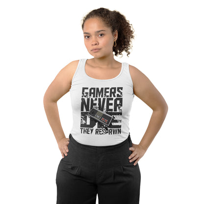 Women's Gamers Never Die Tank Top - Retro