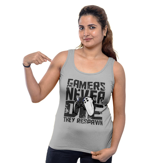 Women's Gamers Never Die Tank Top - Next Gen