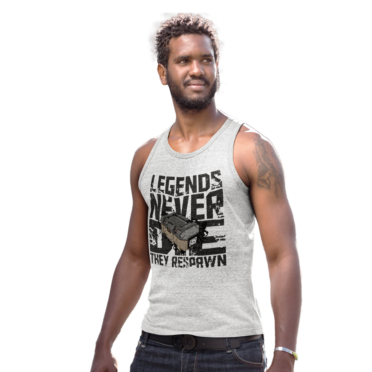 Mens Apex Legends Never Die Tank Top