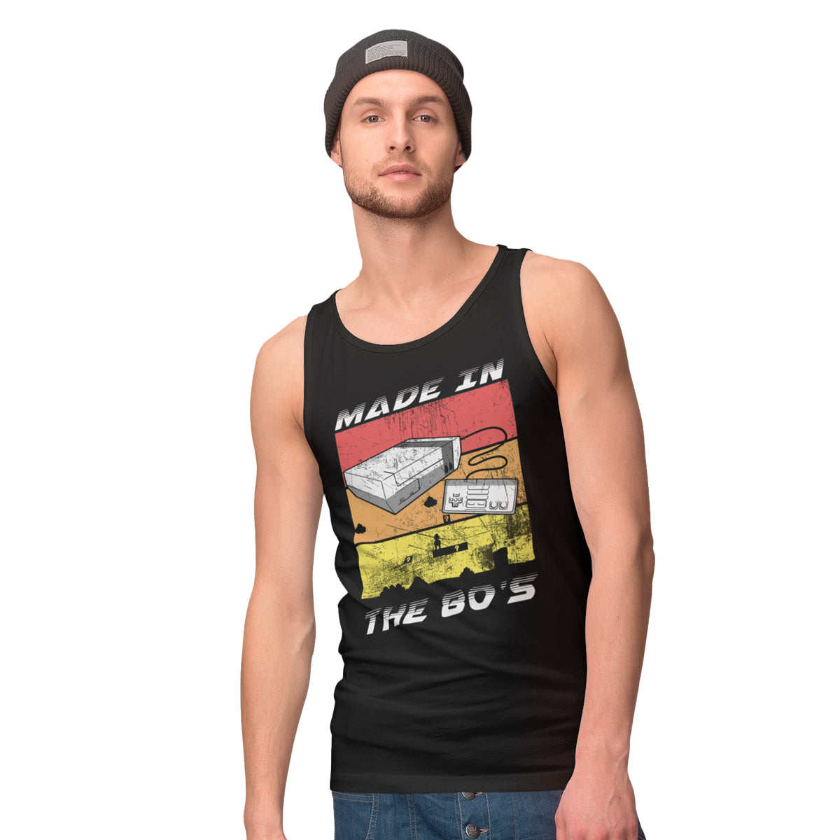 GU 'Made in the 80's' Men’s Premium Tank - White