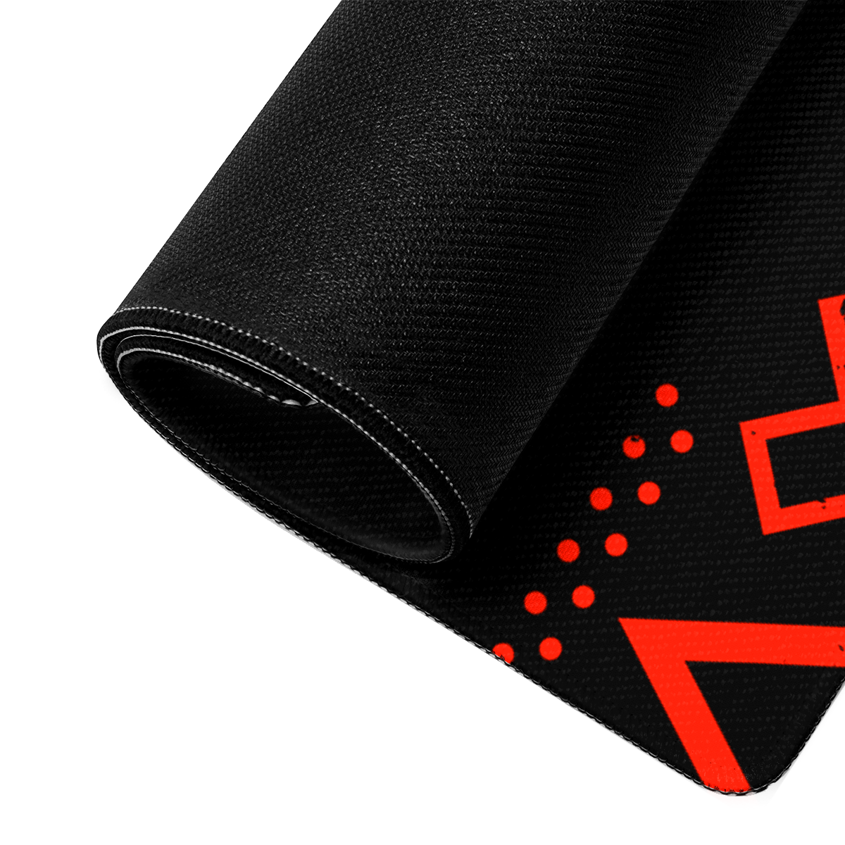 GU 'Gaming Icons' Red and Black Large Mouse Pad