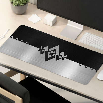 GU 'Monochrome Slate' All Over Print Large Mouse Pad