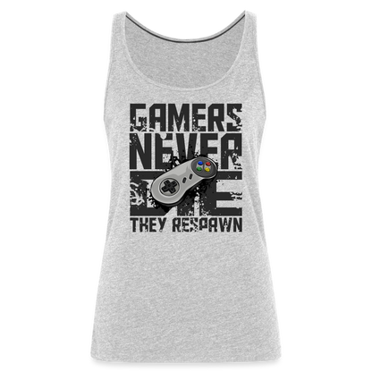 Women's Gamers Never Die Tank Top - Retro