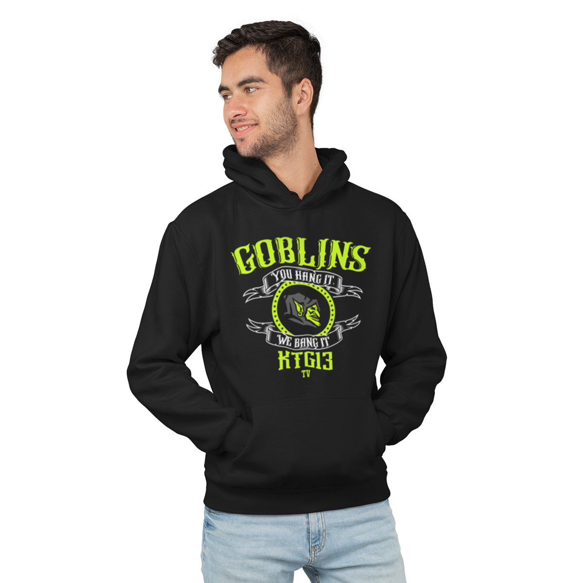 KTG13 TV The Show Green Goblins 'You Hang It, We Bang It' Hoodie