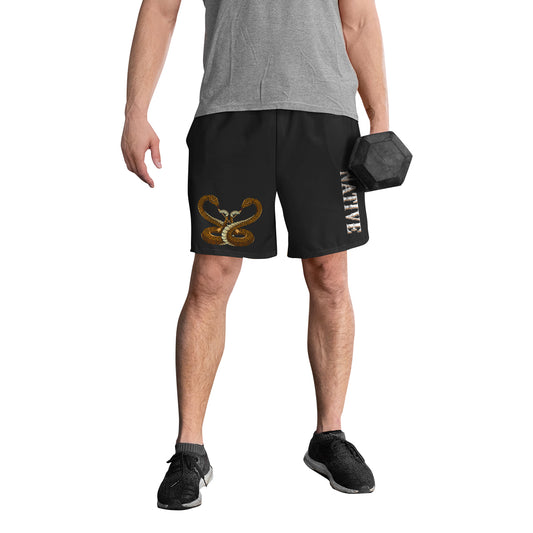 Native Men's All Over Print Athletic Shorts