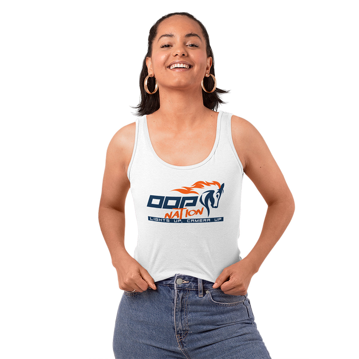 Women’s Oop Nation Performance Racerback Tank Top