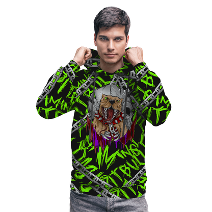 Men's Pitbull Gaming Raglan Hoodie