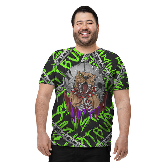 Men's Pitbull Gaming Round Neck T-Shirt