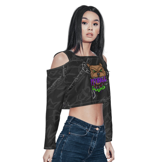 Women's Pitbull Gaming Cold Shoulder Cami T-shirt