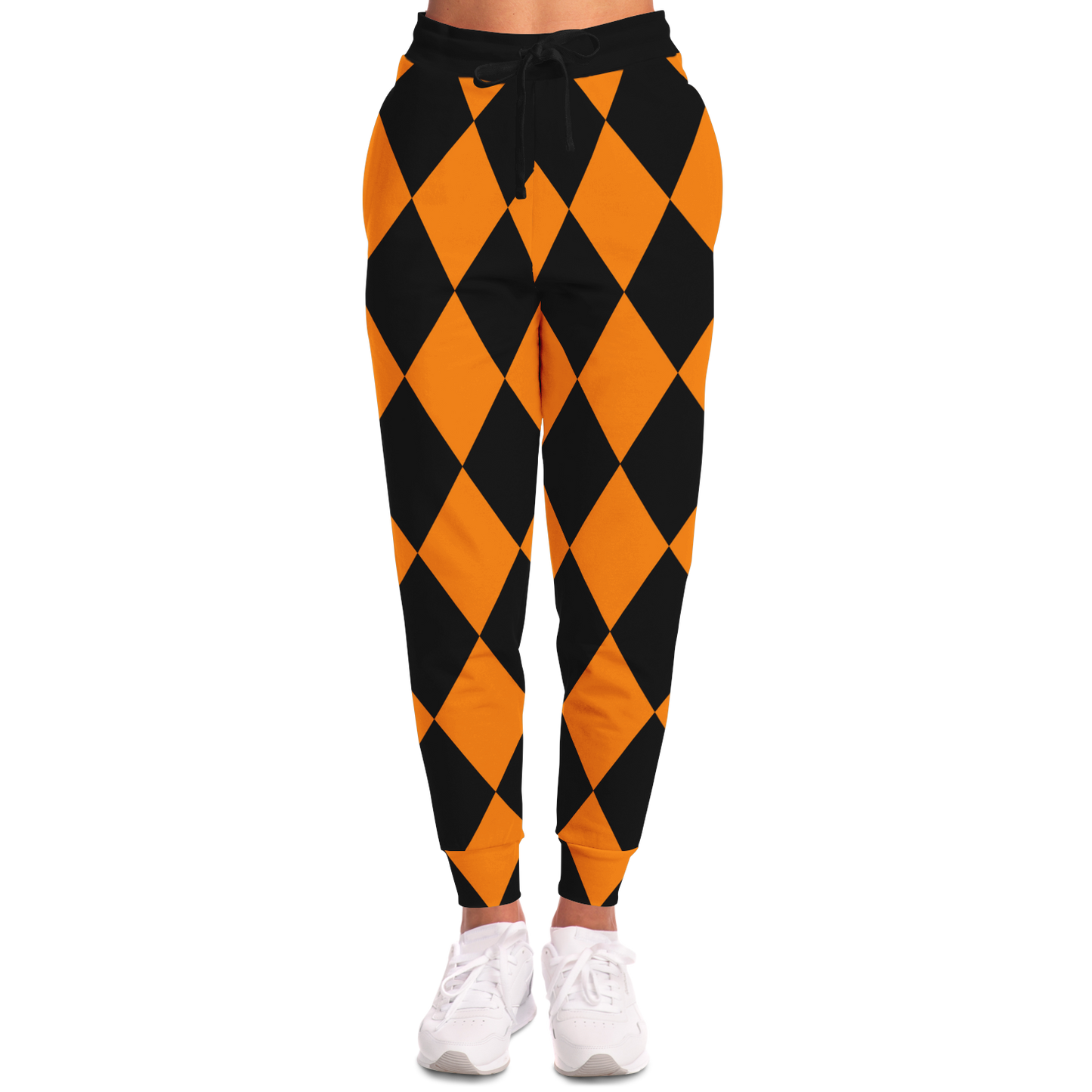 Adult Jack O Lantern Joggers - Black