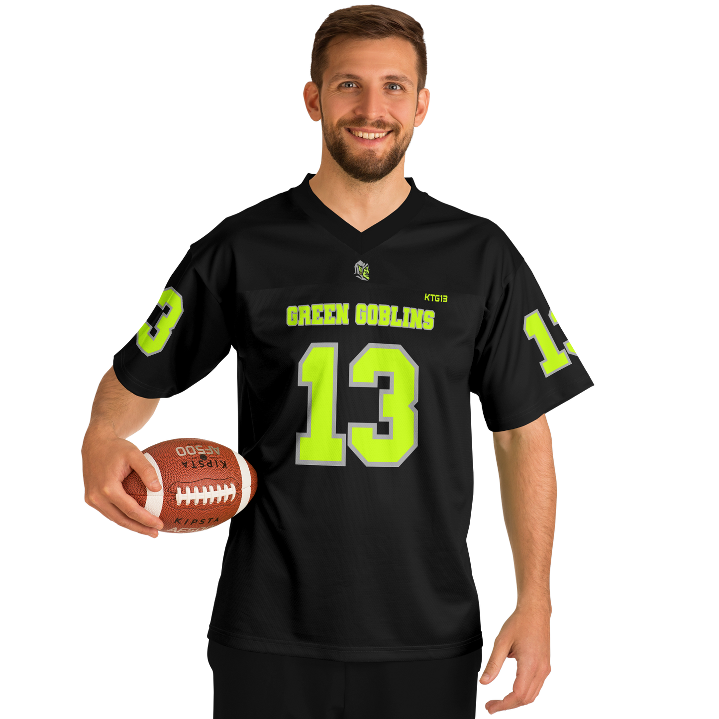 KTG13 TV Green Goblins Football Jersey