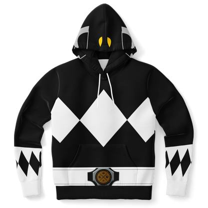 Adult MMPR Black Ranger Hoodie