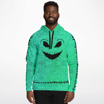 Adult Glowing 'Oogie Boogie' Face Hoodie