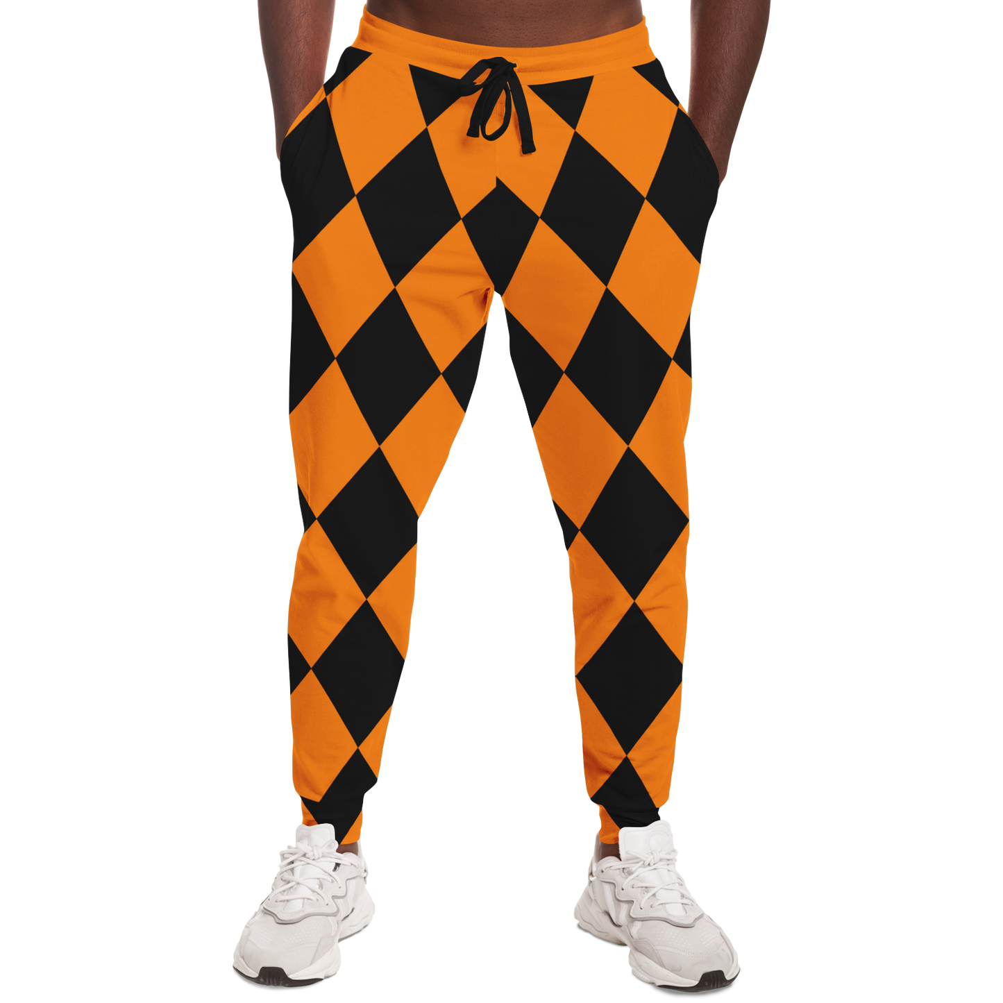 Adult Jack O Lantern Joggers - Orange