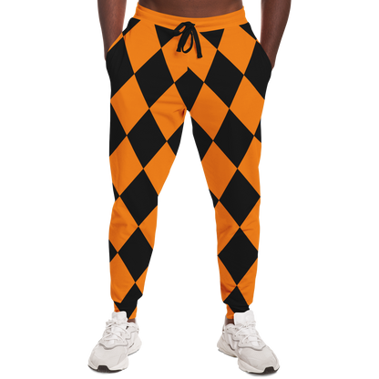 Adult Jack O Lantern Joggers - Black