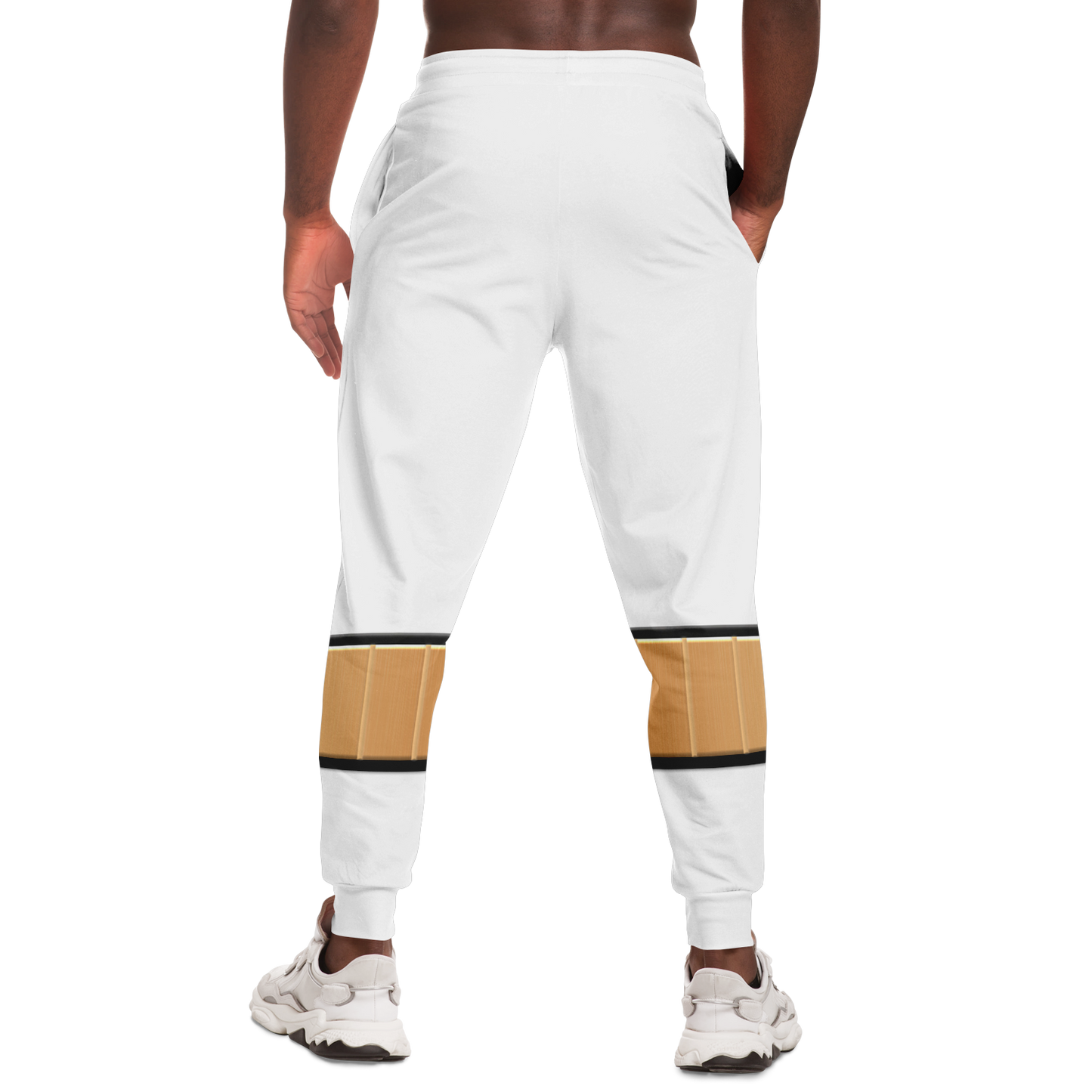 Adult MMPR 'White Ranger' Fashion Joggers