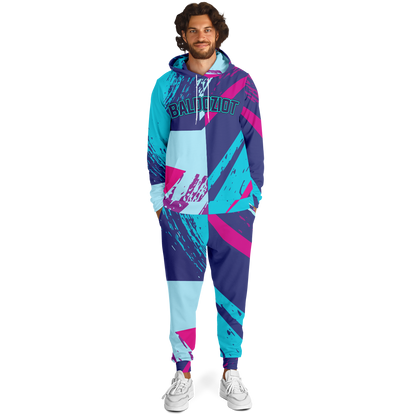 Adult Baldoziot 'Aqua Splash' Athletic Hoodie & Jogger Set