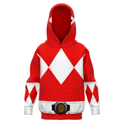 Youth MMPR 'Red Ranger' Fashion Hoodie