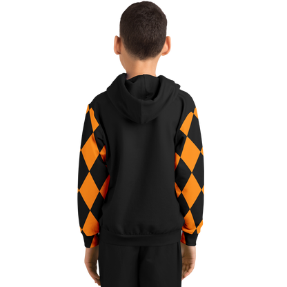 Youth Jack O' Lantern Hoodie - Black