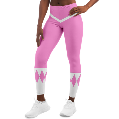 Womens MMPR Pink Ranger Leggings