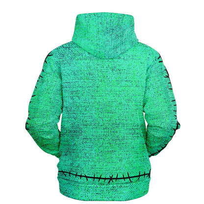 Adult Glowing 'Oogie Boogie' Face Hoodie