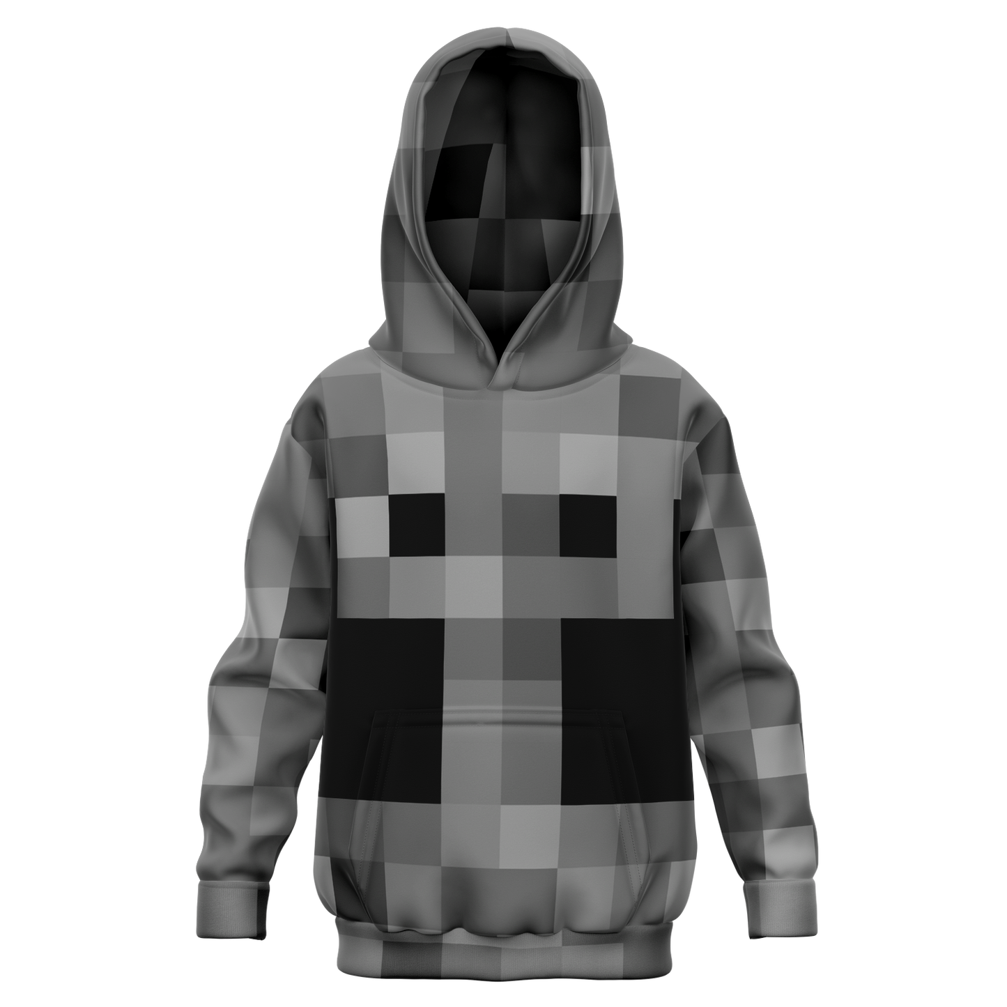 Youth GU 'Pixeled Skeleton' Fashion Hoodie