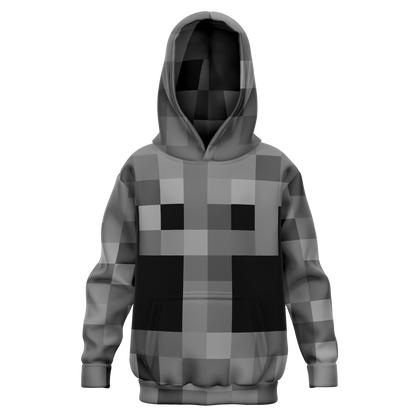 Youth GU 'Pixeled Skeleton' Fashion Hoodie