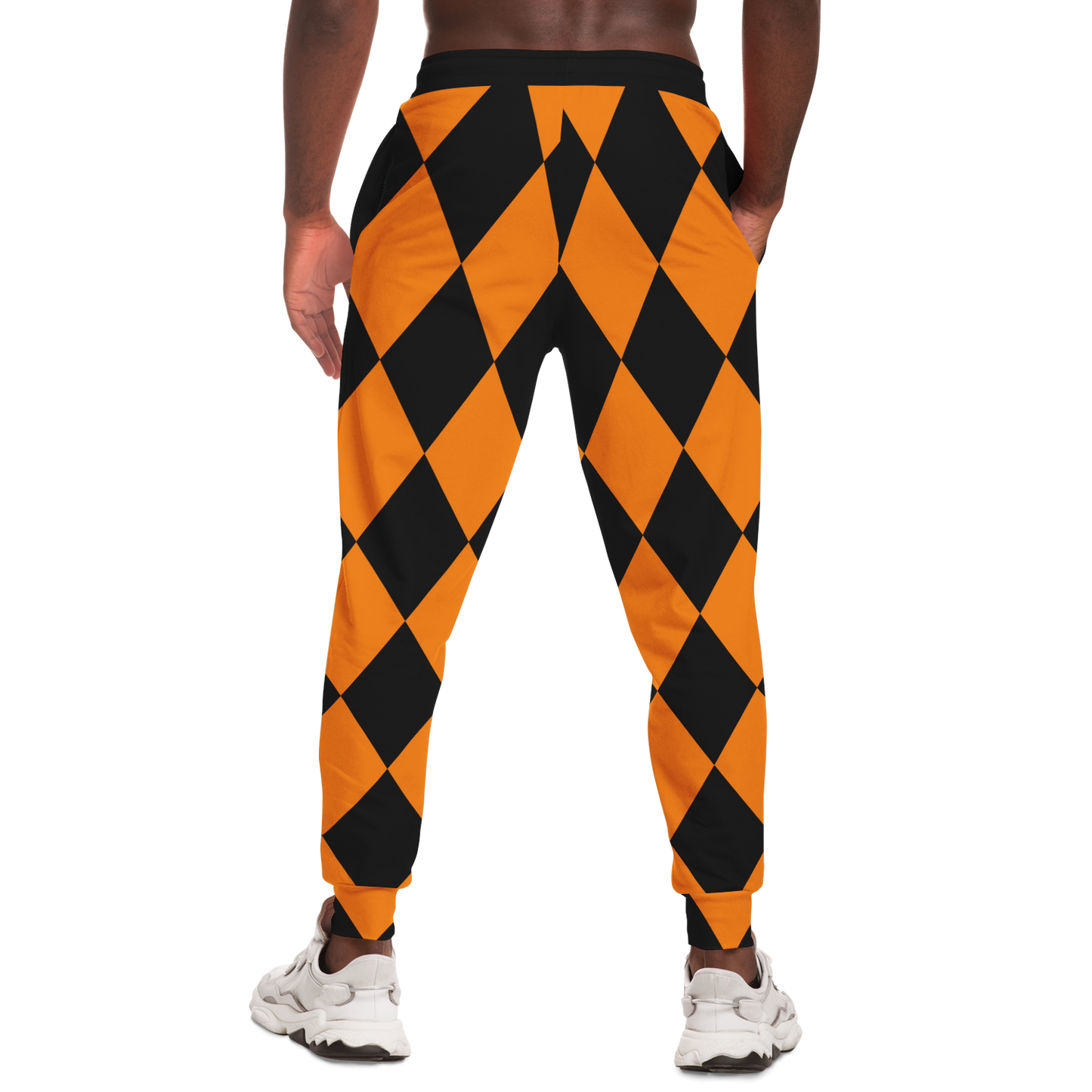 Adult Jack O Lantern Joggers - Black