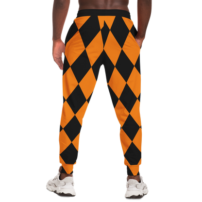 Adult Jack O Lantern Joggers - Black