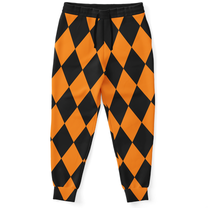 Adult Jack O Lantern Joggers - Black