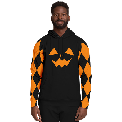 Adult Jack O Lantern Hoodie - Black