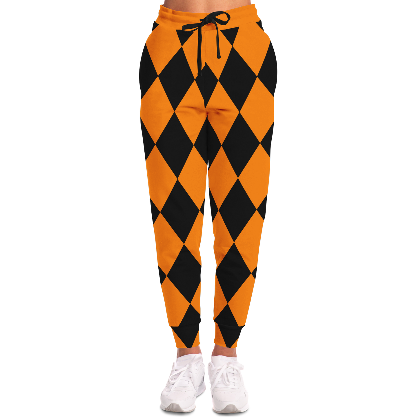 Adult Jack O Lantern Joggers - Orange