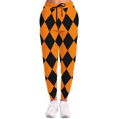 Adult Jack O Lantern Joggers - Orange