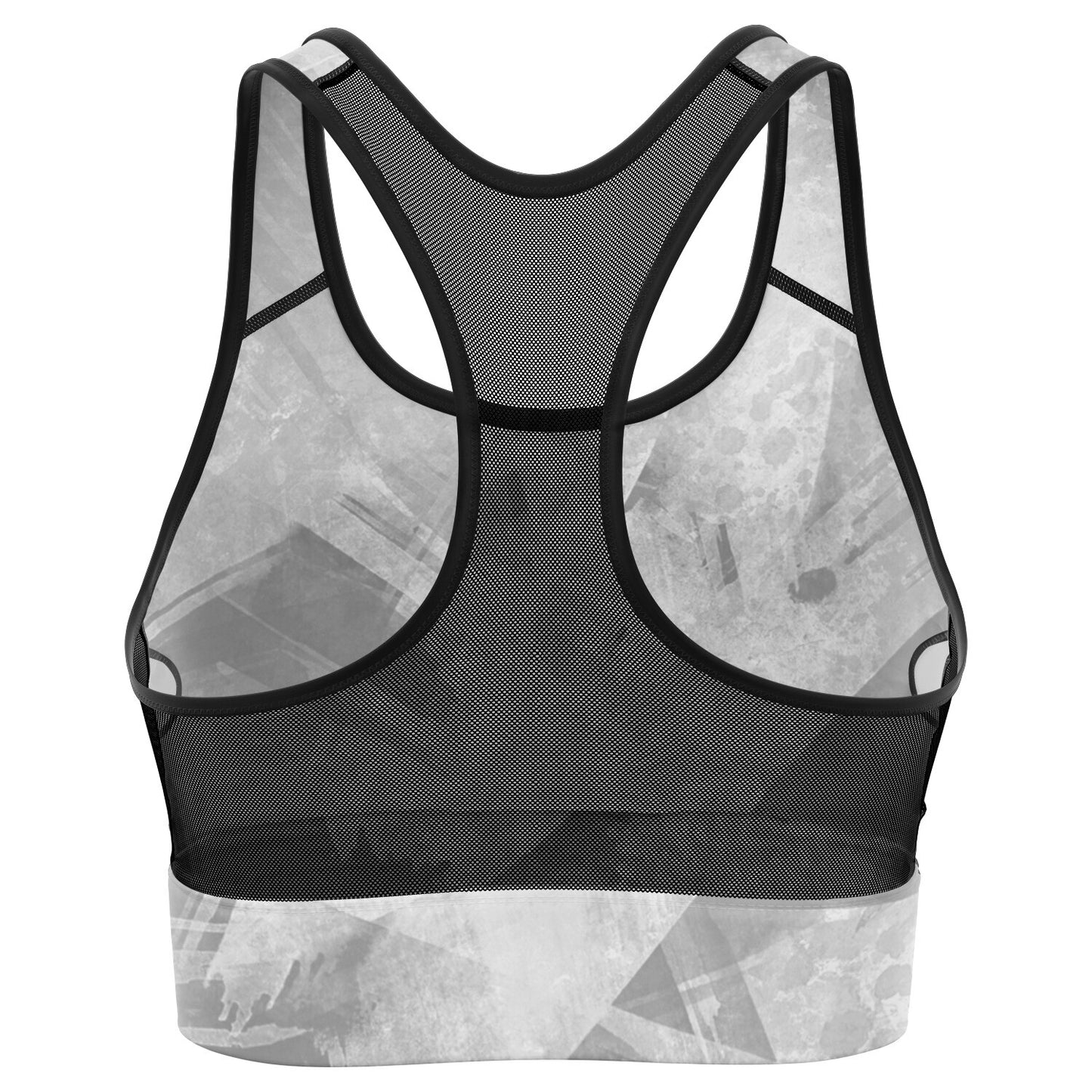 Women's All Over Print Mesh Padded Sports Bra