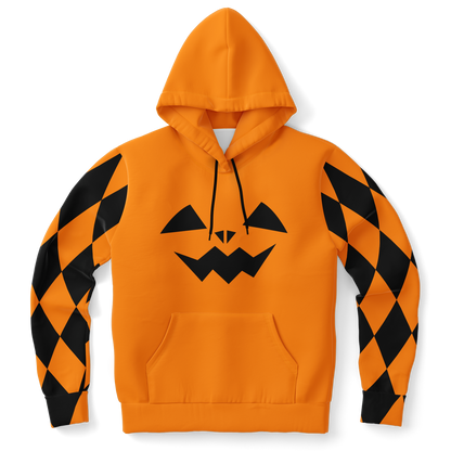 Adult Jack O Lantern Hoodie - Orange