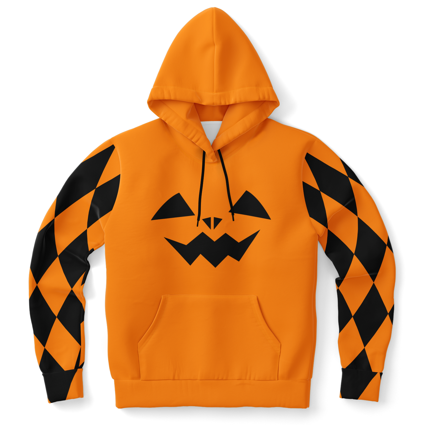 Adult Jack O Lantern Hoodie - Black