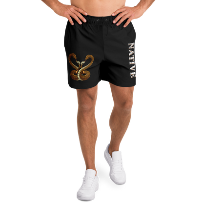 Native Men's All Over Print Athletic Shorts