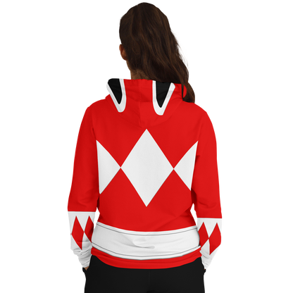 Adult MMPR 'Red Ranger' Fashion Hoodie