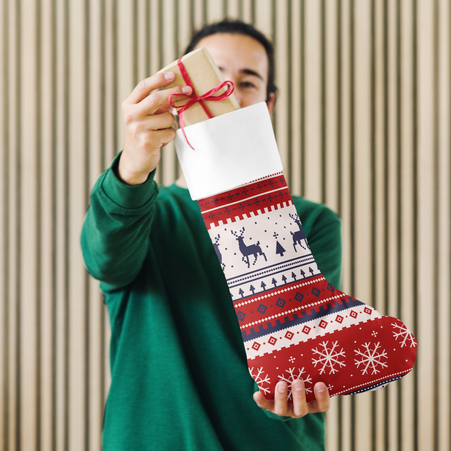 Peppermint Christmas Stocking