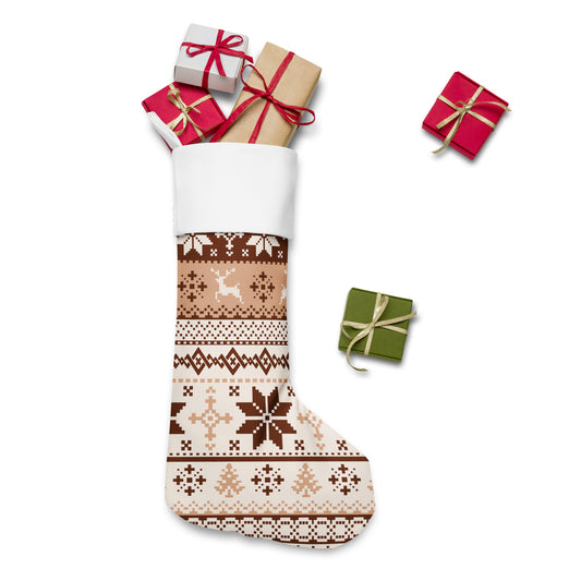 Latte Christmas Stocking