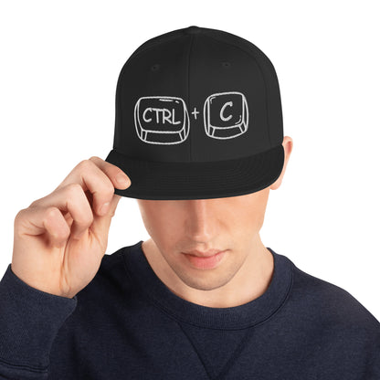 'CTRL + C' Snapback Hat