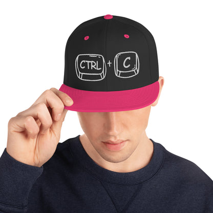 'CTRL + C' Snapback Hat