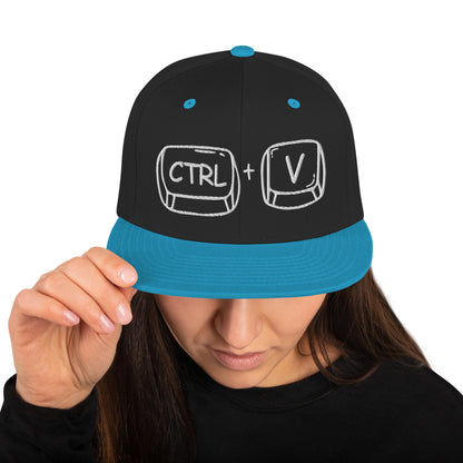 'CTRL + V' Snapback Hat